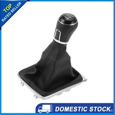 6 Speed Gear Shifter Knob W/ Cover 3AA711113A for VW Passat 2013-2021 Plastic