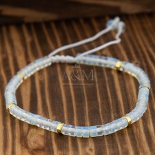 Opal Dainty Beaded Bracelet