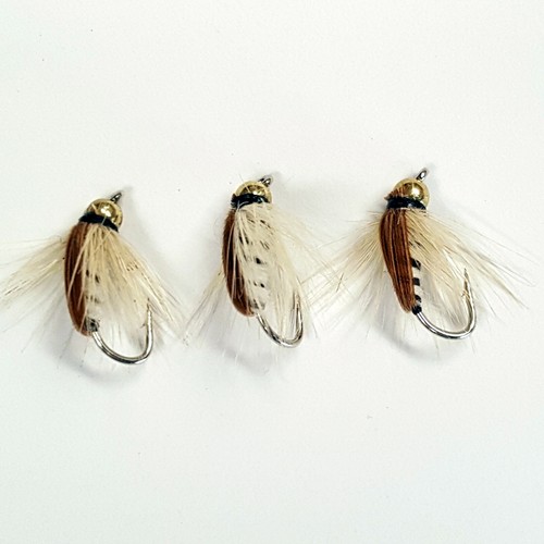 Gold head corixa nymph fly - x,