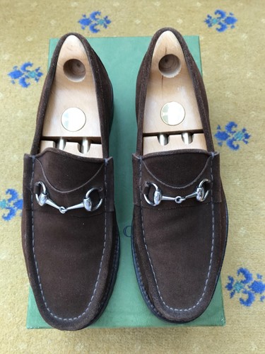Gucci loafers shoes suede - loafers,