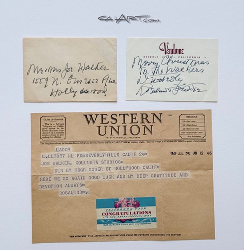 Rosalind russell signed - russell,