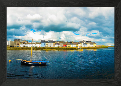 Galway bay framed wall - galway,