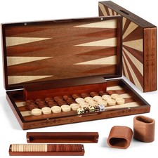 Handcrafted Wooden Backgammon