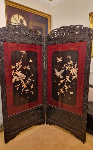 Antique oriental screen room - oriental,