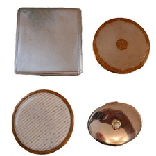 Lot of 4 Vintage Powder