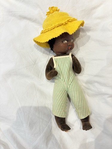 Mid century 1950s cloth doll - mid-century,