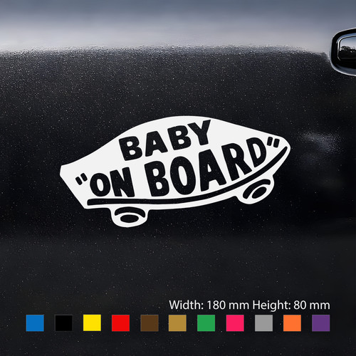 Vans baby board decal die - on,