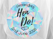 Personalised hen stickers - hen,