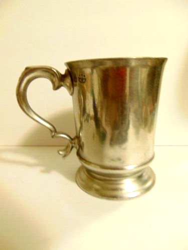 Pewter pint mug h - 1,