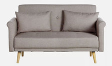 Habitat Evie Fabric 2 Seater Sofa in a Box - Natural