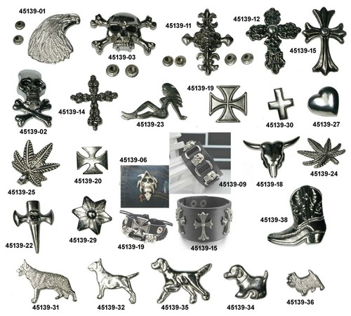 Metal studs nailheads - metal,