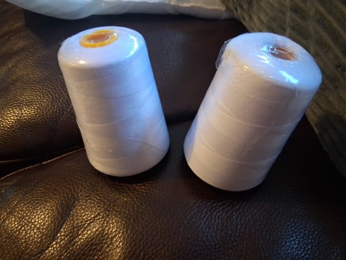White overlocker thread - white,