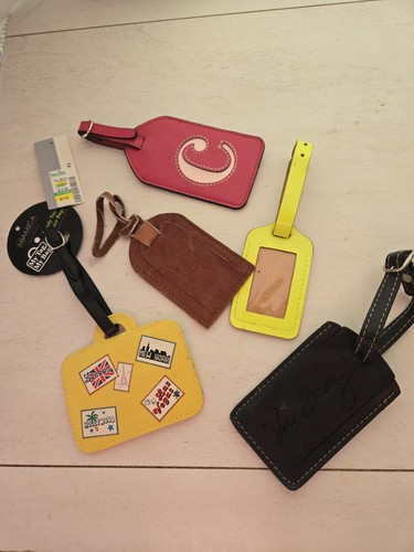 Luggage tags lot various - tags,