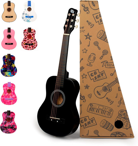 Black junior acoustic - black,