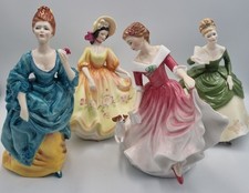 4 elegant Royal Doulton Lady figurines to choose from