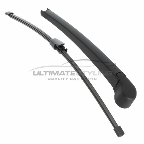 Rear windscreen wiper arm and - windscreen,
