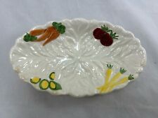 VINTAGE 1950s KELSBORO WARE dish serving plate with vegetables cabbage leaf