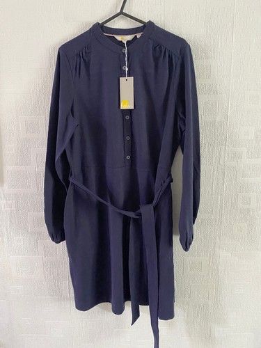Boden blue jersey - blue, belted