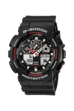 Casio G-shock Gents Black Strap Watch GA-100-1A4ER