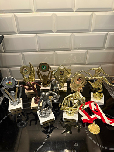 Assorted sports trophy medal - assorted, &