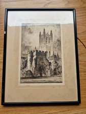 Vintage sketch of Canterbury