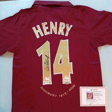 Thierry Henry Signed