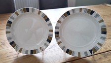 Pair of Vintage 1960's Midwinter Queensberry Stripe Tea/Side Plate 6.25"