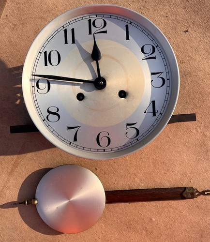 Vintage wall clock movement - wall,
