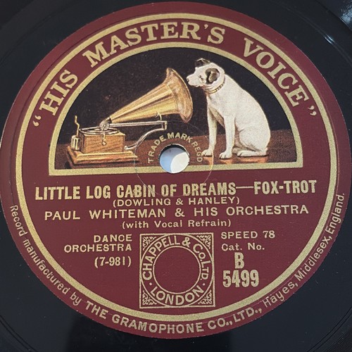 Paul whiteman little log cabin - log,