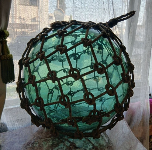 Japanese glass fishing float - fishing,