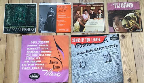 Eclectic vintage vinyl records - eclectic,