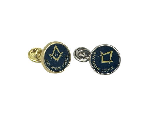 Personalised masonic lapel pin - masonic,