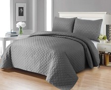 Emboss Quilted Bedspread 3 PCS