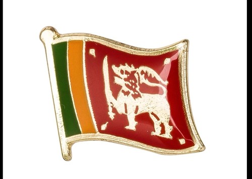 Sri lanka enamel - lanka, flag