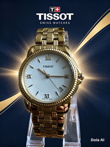 Tissot quartz watch gold - tissot,