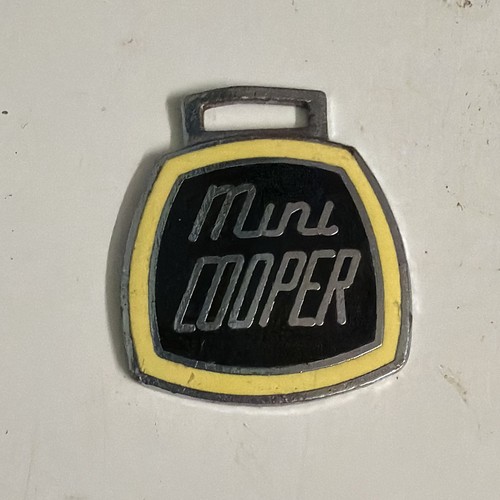 Vintage mini cooper enamel - cooper,