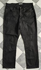 Vintage Ladies Levis Classic Straight Jeans Sz 14S W32"  L28" Black #L26