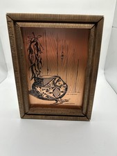 Vintage copper wall - copper, plaque