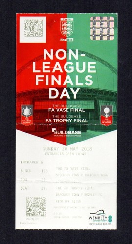 2018 non league finals vase - non-league,