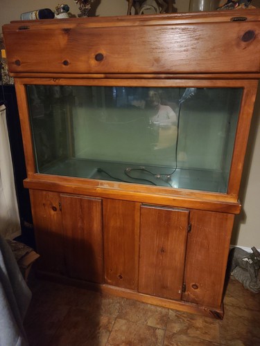 Gallon glass fishtank with - glass,