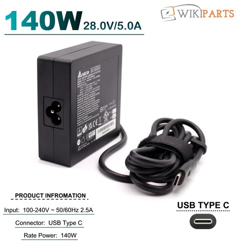 Delta 140w usb power - usb-c, supply