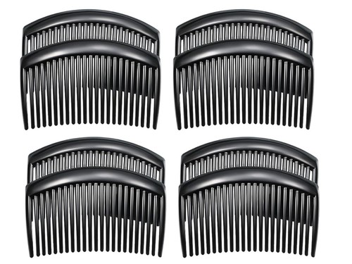 Pack plain hair combs - pack, of