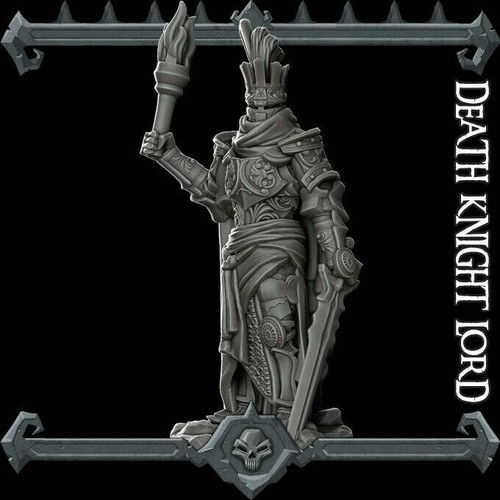 Death knight lord - undead, resin