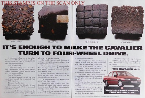 Vauhall cavalier 4x4 - vauhall, 4x4'