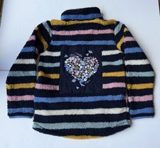 Fatface Girls Stripe Fleece Half Neck Sweater ~ Various Sizes ~ *BNWT*