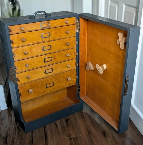 Vintage six drawer carpenters - vintage,
