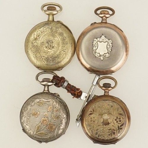 Silver pocket watch no - 4x,