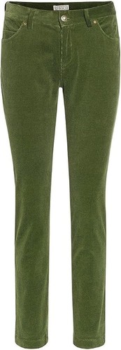 Ladies straight leg green cord