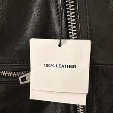 ZARA Men's Black Lamb skin