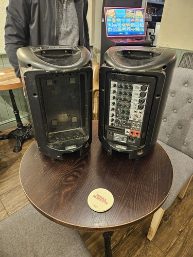 Yamaha system with - pa, stands